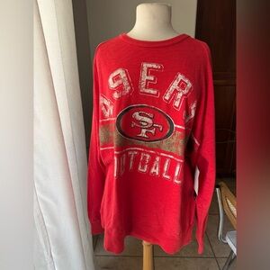 NWT San Francisco 49ers Red‎ Sweatshirt